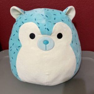 Squishmallow Hasani the Hedgehog 14" Plush Stuffed Animal Blue Kellytoy with Tag